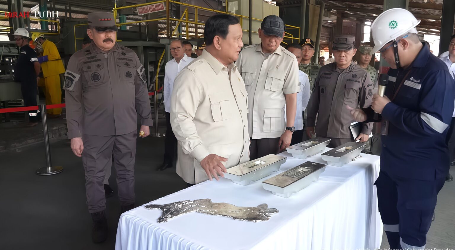 Prabowo Serahkan Enam Smelter Sitaan Kasus Timah, Nilai Aset Capai Rp7 Triliun