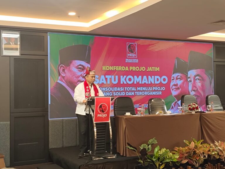 Budi Arie Buka Konferda PROJO Jatim, Tekankan Transformasi Menuju Gerakan Rakyat