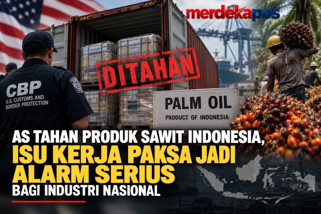 AS Tahan Produk Sawit Indonesia, Isu Kerja Paksa Jadi Alarm Serius bagi Industri Nasional
