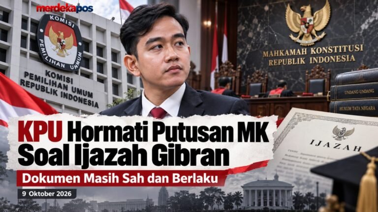 KPU Tegaskan Dokumen Pendidikan Gibran Tetap Sah, Putusan MK Jadi Catatan Penting Demokrasi